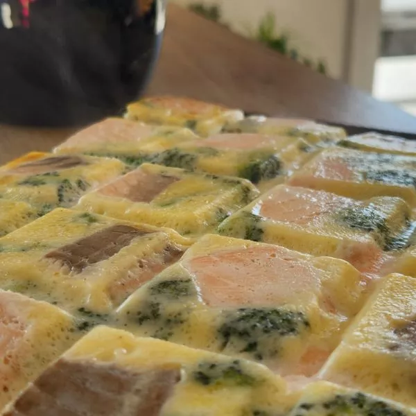 Clafoutis Saumon Brocolis