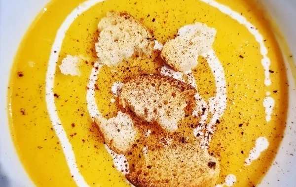 Velouté de butternut à la noix de muscade