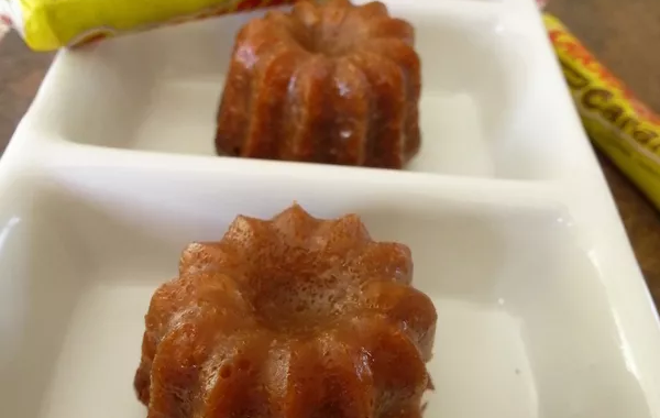 Mini-cannelés aux Carambars (pour 40 environ)