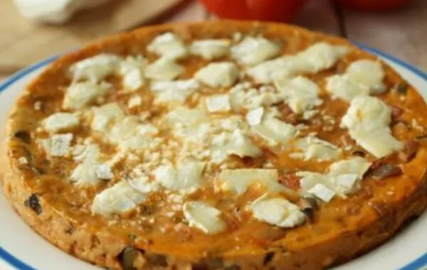 Quiche sans pâte ratatouille/chèvre