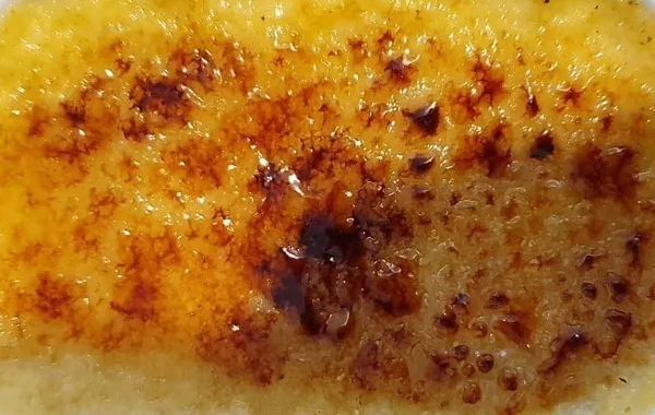 Crème Brulée à la vanille au cuit vapeur