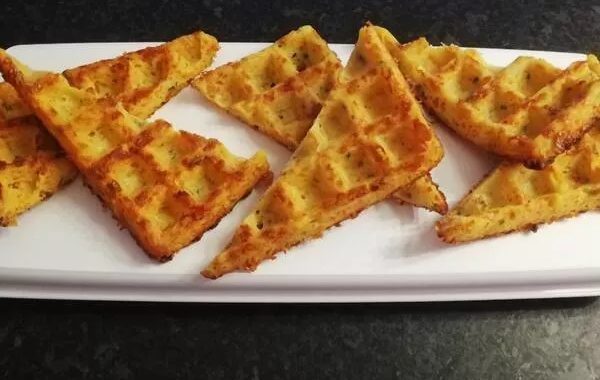 Gaufres salées pommes de terre et carottes