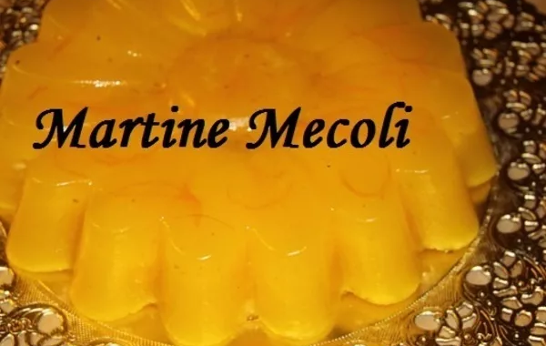 Marguerite d'agrumes en gelée