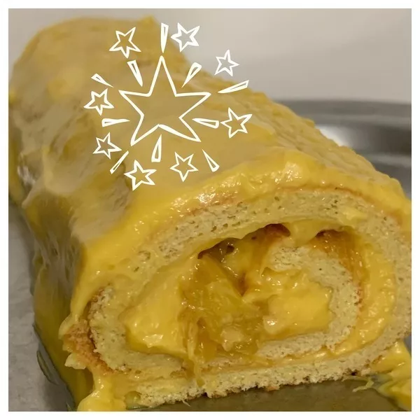 Bûche roulée passion ananas