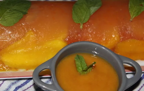Terrine de pamplemousses et mangue