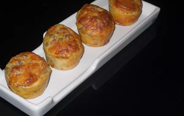 Muffins Lardons Comté Olives
