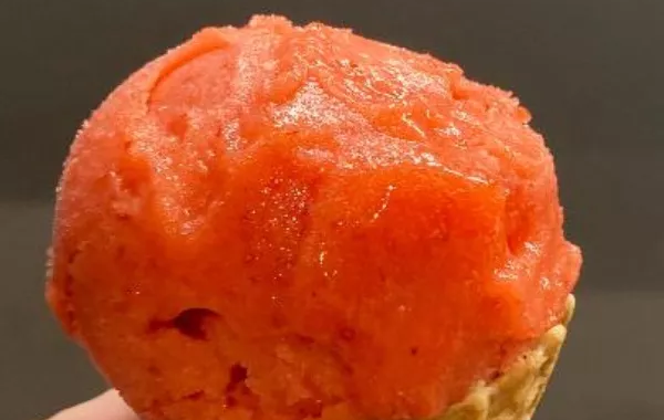 Sorbet à la fraise