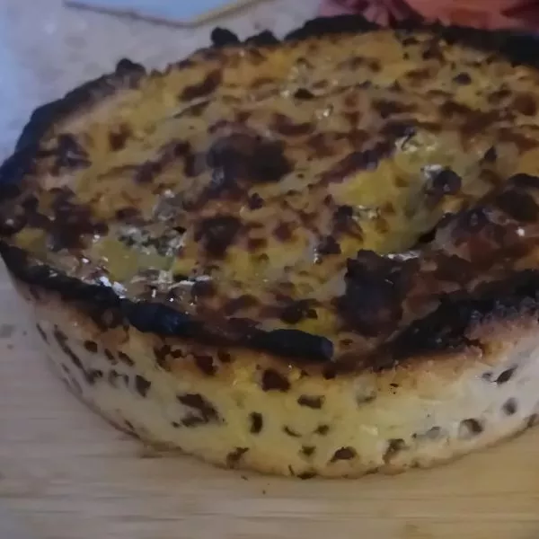 far breton sur pâte à cookies