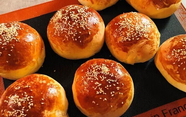 PAIN BURGER MOELLEUX ( 8 pièces)