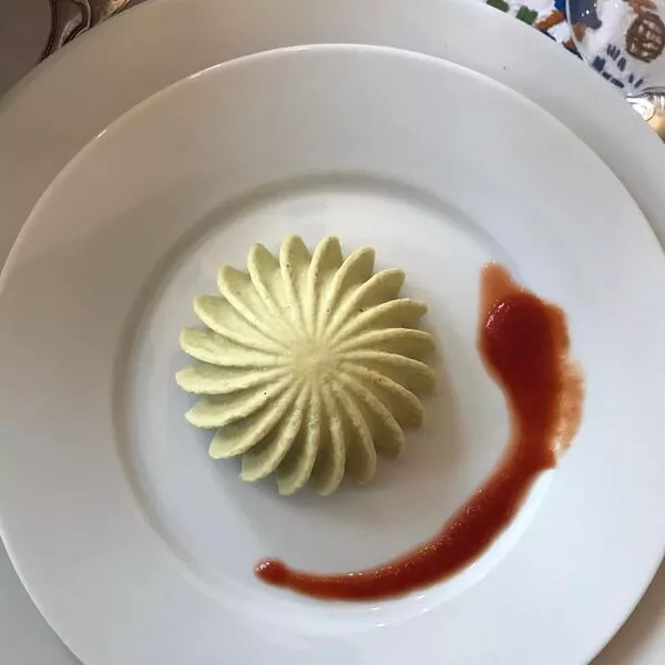 Panna cotta d'Asperges vertes