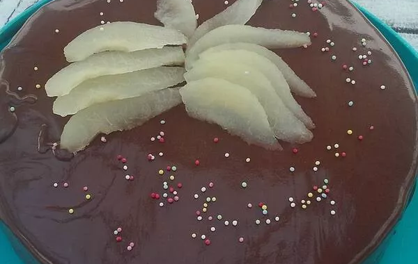 bavarois poire chocolat