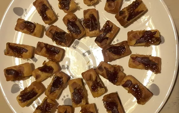 mini cake au foie gras et magret
