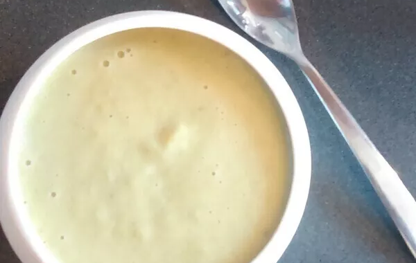 velouté d'asperges et pommes de terre au parmesan