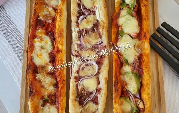 Pizza 3 baguettes