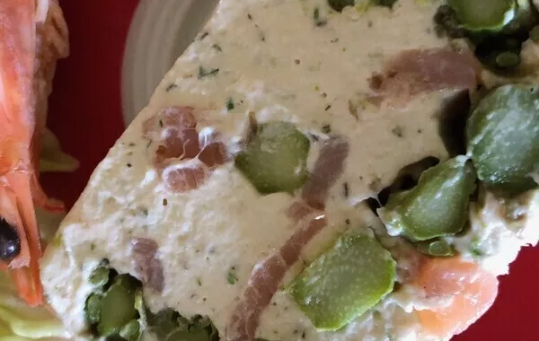 terrine de saumon aux asperges