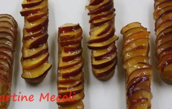 Lounges façon tartelettes aux pêches
