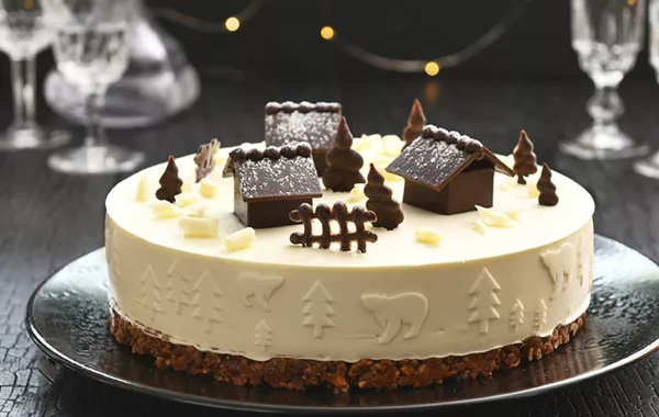 Chalets sous la neige (adaptation de la recette du chef Laurent)