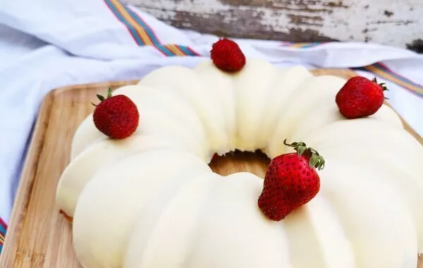 Couronne façon fraisier