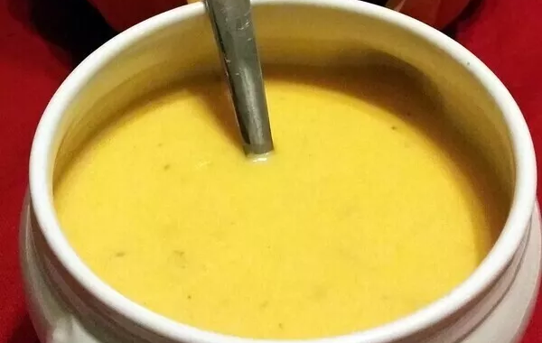 Velouté de citrouille au Boursin