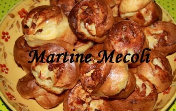 Mini muffins soufflés aux lardons