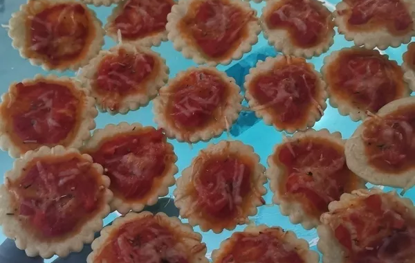 Mini pizza comme Belin (apéro)