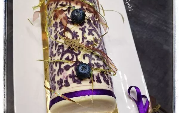 Ma bûche de Savoie Myrtilles Chocolat blanc