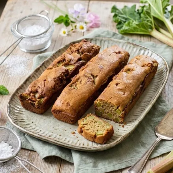 MINI CAKES A LA RHUBARBE