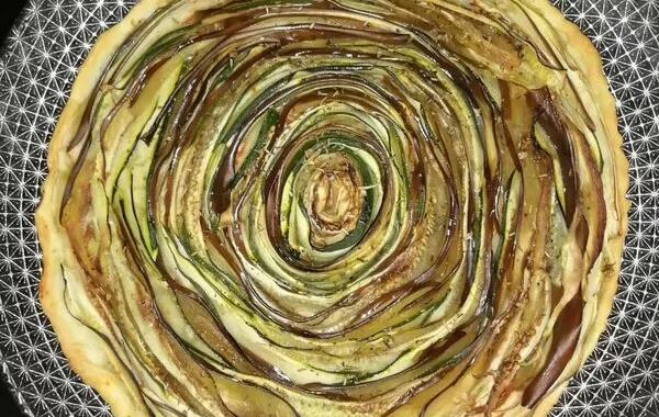 Tarte courgettes aubergine