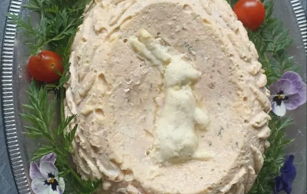 Poisson en habit d'oeuf