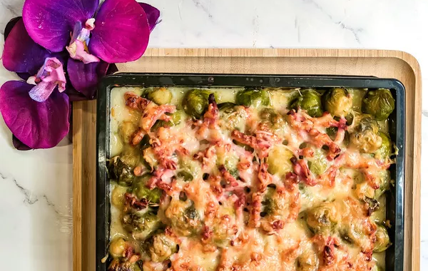🤩🤩 Gratin de choux de Bruxelles au comté 🤩🤩