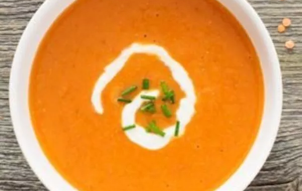 Soupe de Lentilles aux 3 poivrons