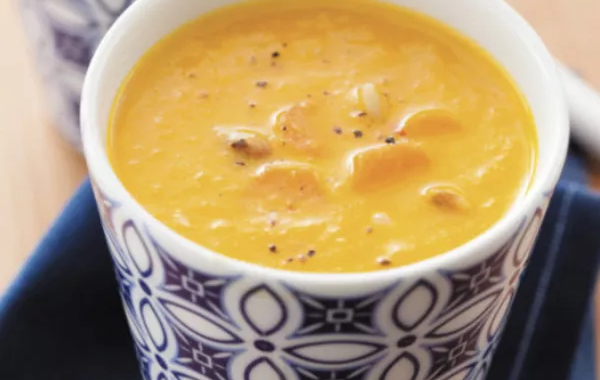 Velouté de Carottes, miel et citron vert