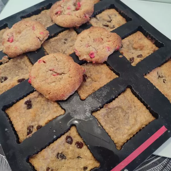 Cookies flocons aux raisins secs