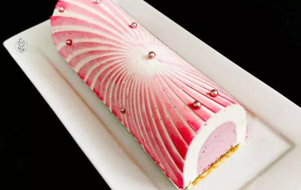 Bûche Nougat Fruits Rouges
