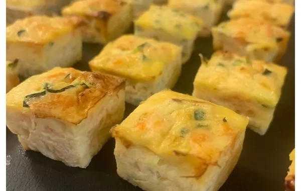Mini cubes carré frais saumon fumé I-Cook'in