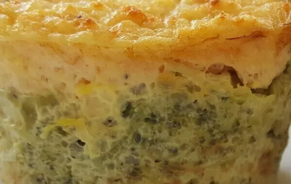 Terrine de brocolis aux crevettes