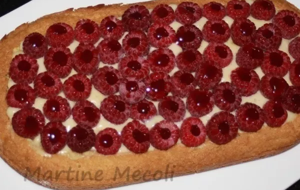 Tarte aux framboises