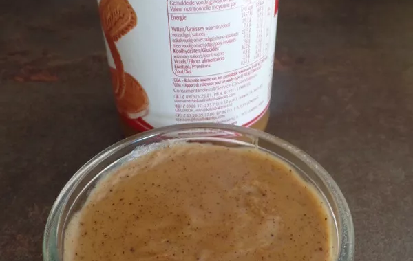 Crème dessert aux spéculoos