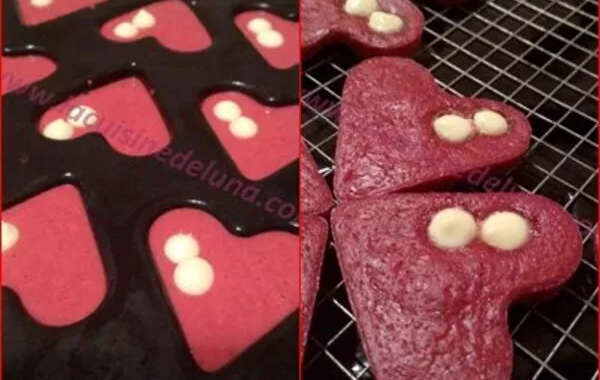 Coeur tendre à la framboise