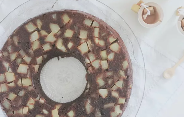 Moelleux chocolat poires