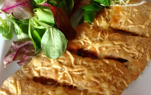 Fougasse chorizo olives