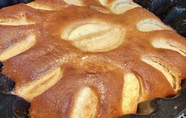 Gâteau au yaourt aux pommes