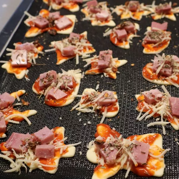 Feuilletés apéritifs de Noël