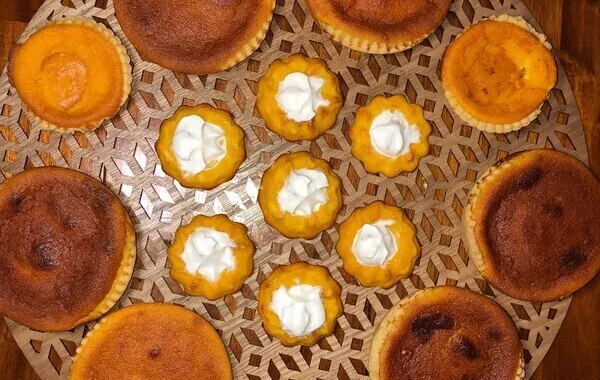 Tartelettes à la citrouille et à l'amande amère