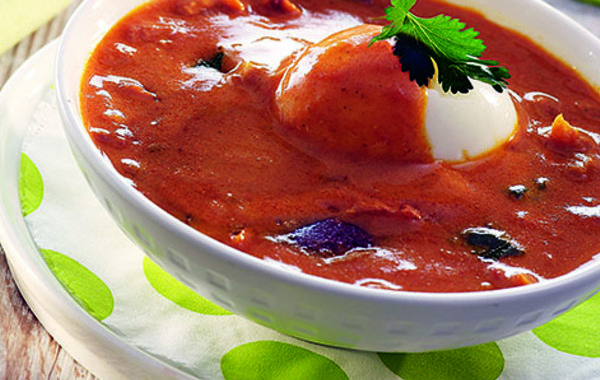 Oeufs durs à l'indienne