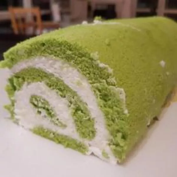 Roulé au pandan et noix de coco