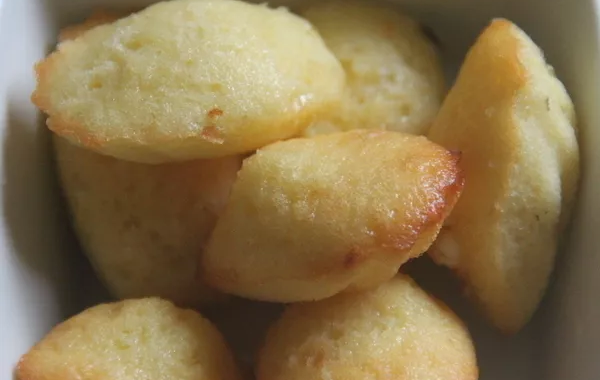 Mini madeleines au citron