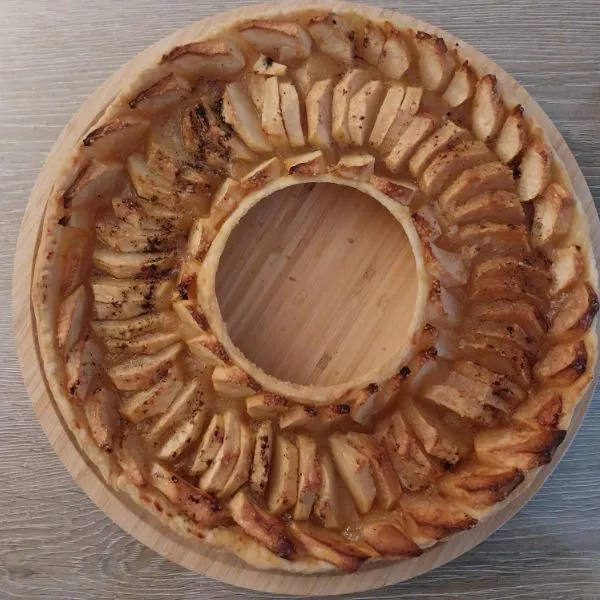Tarte couronne aux pommes