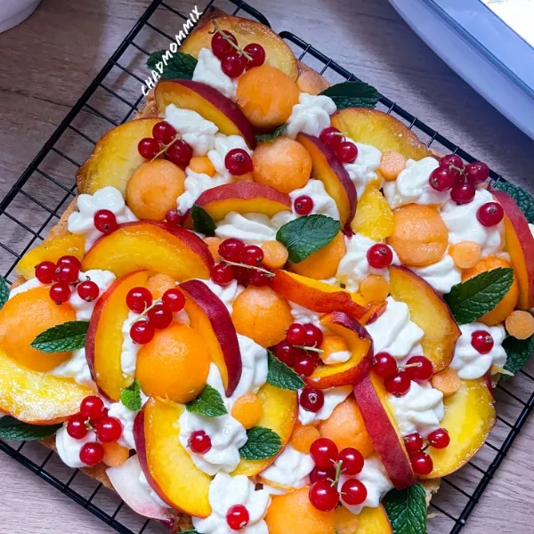 Tarte aux fruits d’été 