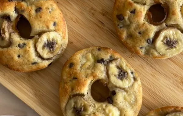 Banana bread version donuts